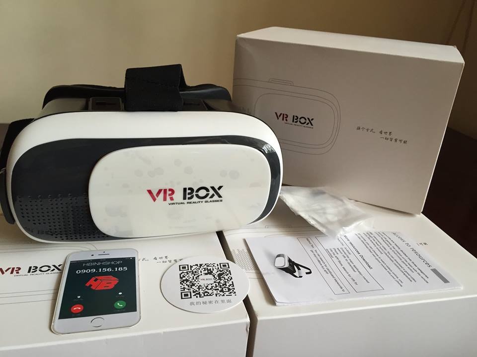 Kính thực tế ảo VR BOX 2 và Tay cầm chơi Game Bluetooth VR Case - 1