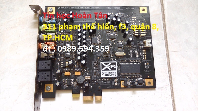 Creative sb0880 XFi Titanium Sound Card 4.1, 5.1, 7.1 hàng nước ngoài - 2