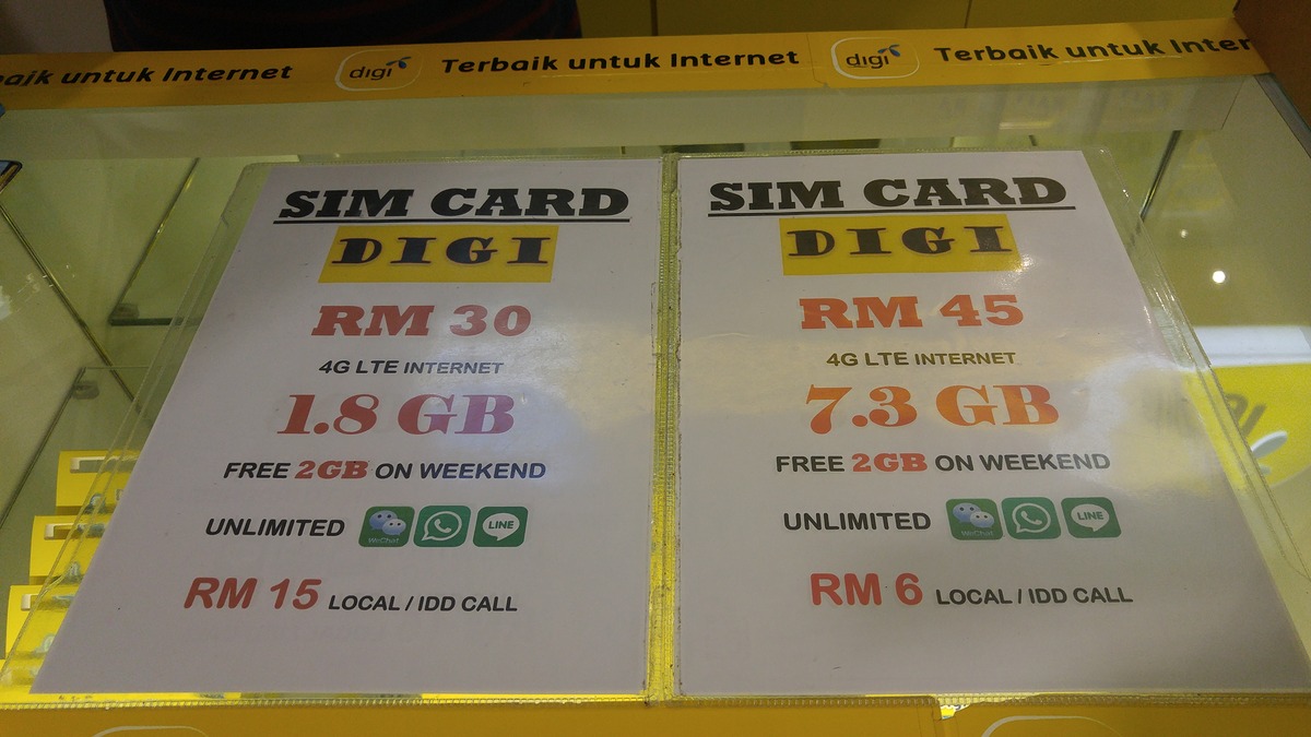 Sim 4G nghe gọi được mạng DIGI Malaysia - 2