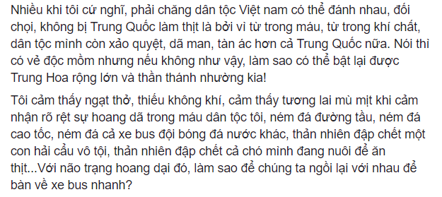 Trích: FB Việt Khánh