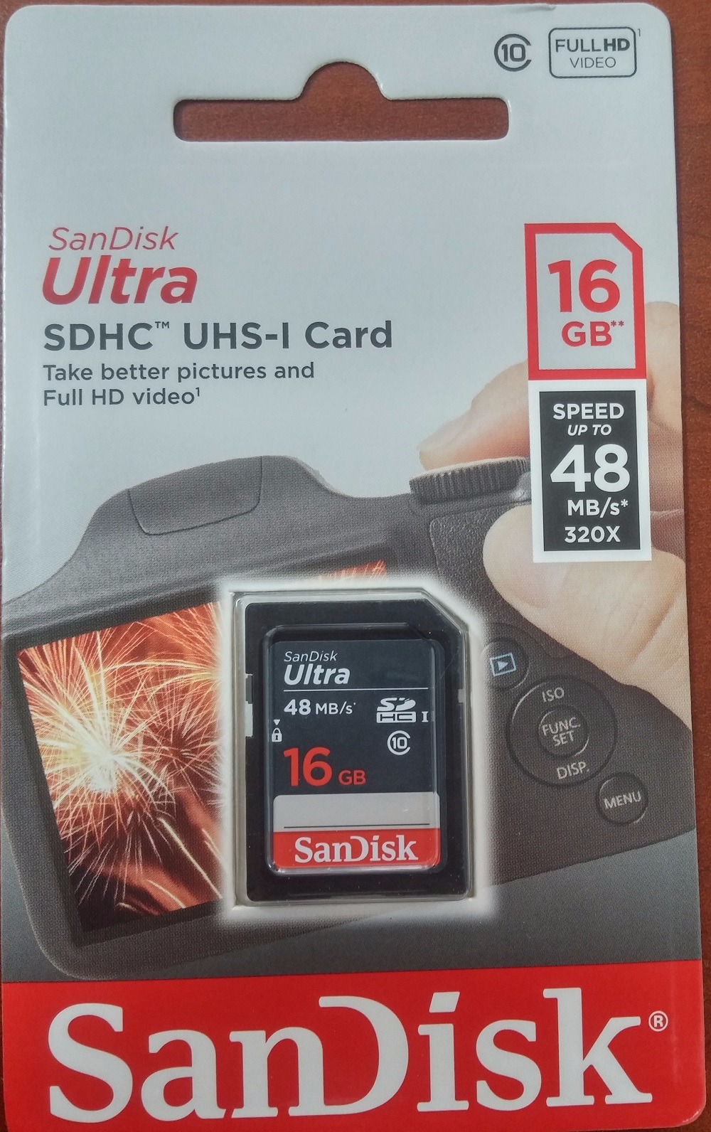 Thẻ nhớ máy ảnh SDHC SanDisk Ultra 320x 16GB 48MB/s - 1