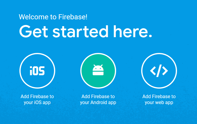 tạo Firebase project