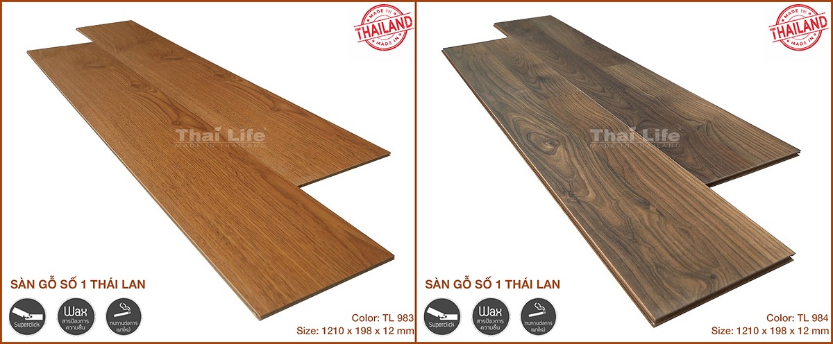 Thailife - Sàn gỗ công nghiệp chịu nước số 1 Thái Lan - 1